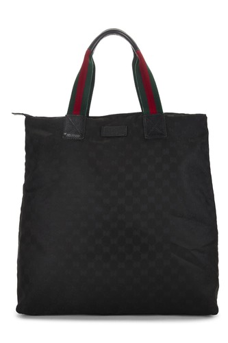 Borsa gucci nera nylon - gucci, in