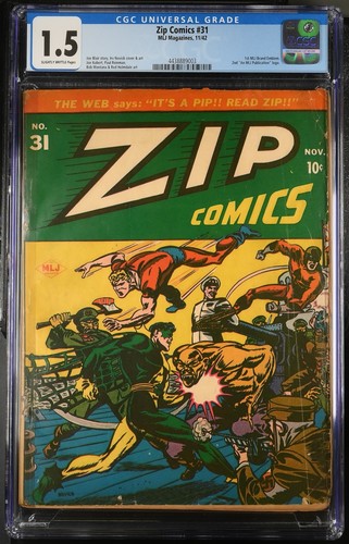 Zip comics cgc - zip,
