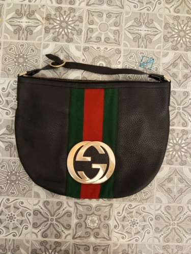 Gucci borsa spalla pelle - a,