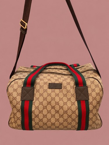 Borsone gucci monogram tela - gg,