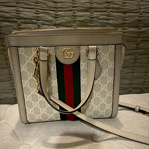 Borsa mano gucci tela - a,
