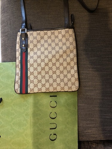 Gucci borsa tracolla tela - gg,