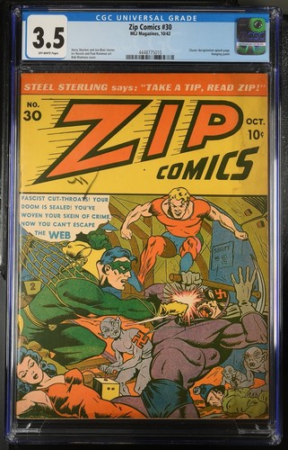Zip comics cgc - cgc, vg-