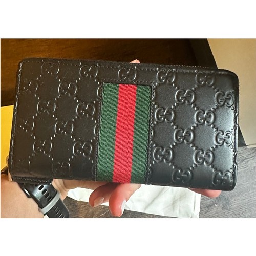 Gucci portafoglio lungo - gucci, nero