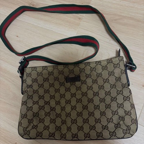 Borsa tracolla gucci tela - gg,